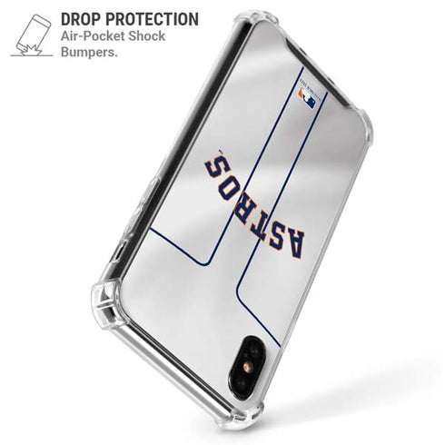 MLB Houston Astros Jersey iPhone XS Max Clear Case
